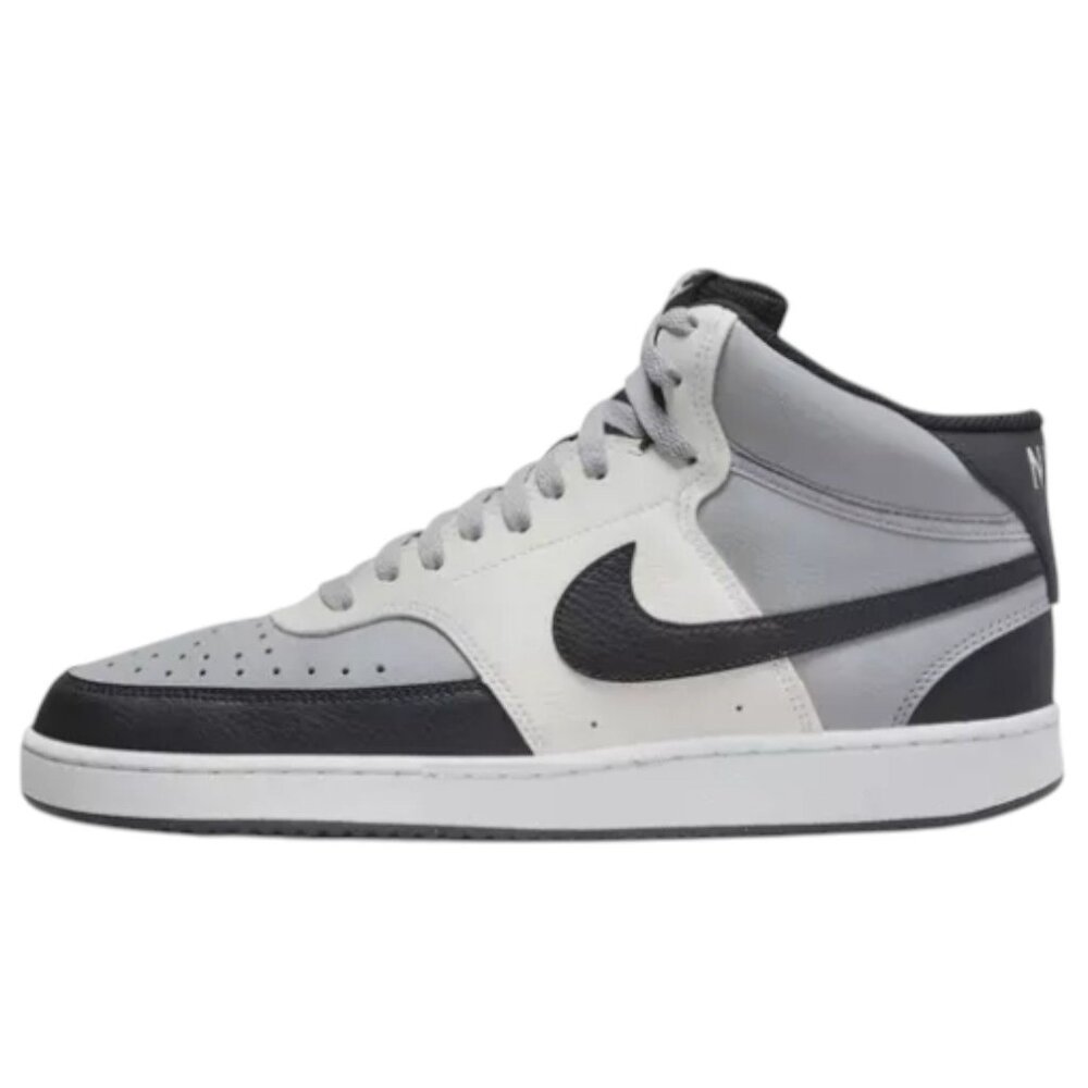 Nike Court Vision Mid Next Nature DN3577-002 Light Smoke/Black/Sail Mens Size 10 - Picture 2 of 10